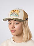 Бейсболка CAPSLAB арт. CL/KFP/1/PCS/DRAB Kung Fu Panda (бежевый / оливковый)